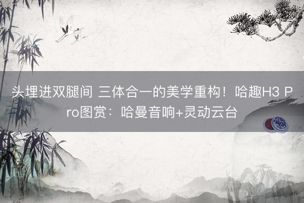 头埋进双腿间 三体合一的美学重构！哈趣H3 Pro图赏：哈曼音响+灵动云台